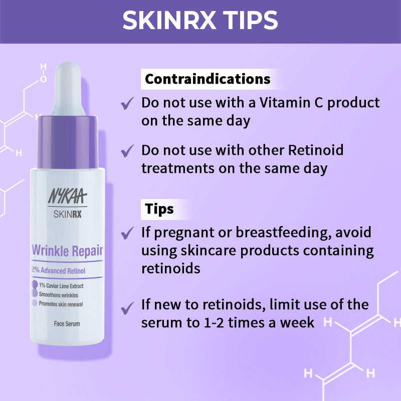 Nykaa SkinRX 2% Advanced Retinol Night Face Serum - Jusskincare