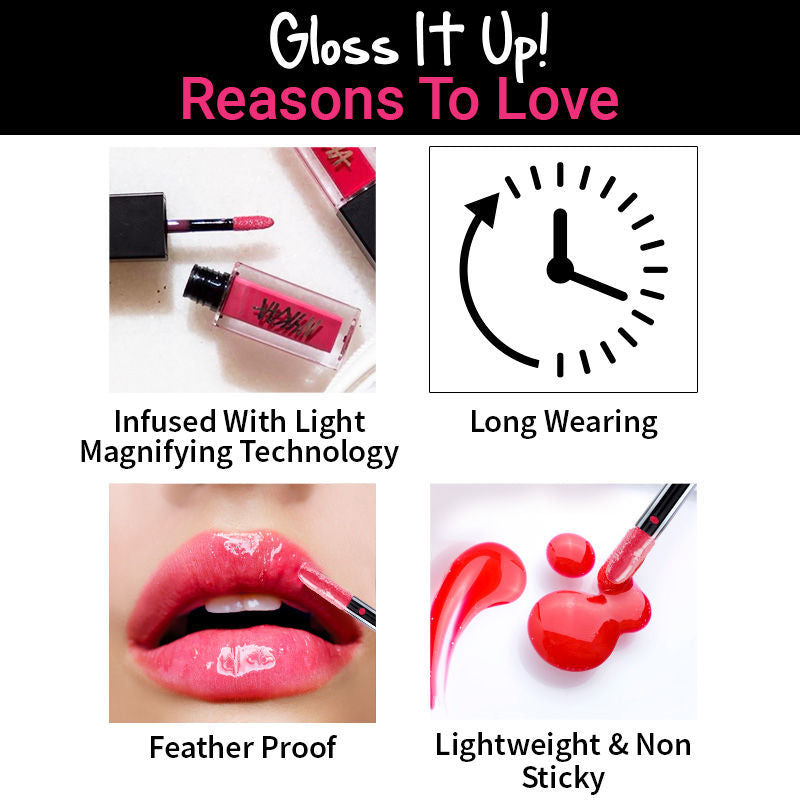 Nykaa Gloss it Up! High Shine Lip Gloss - Honey Boo - Jusskincare