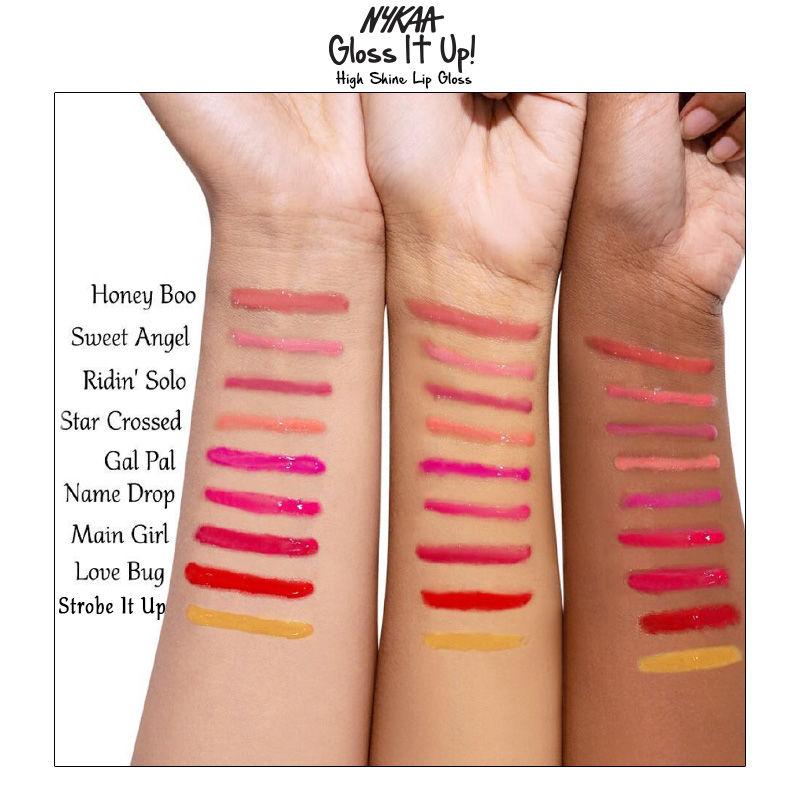 Nykaa Gloss it Up! High Shine Lip Gloss - Honey Boo - Jusskincare