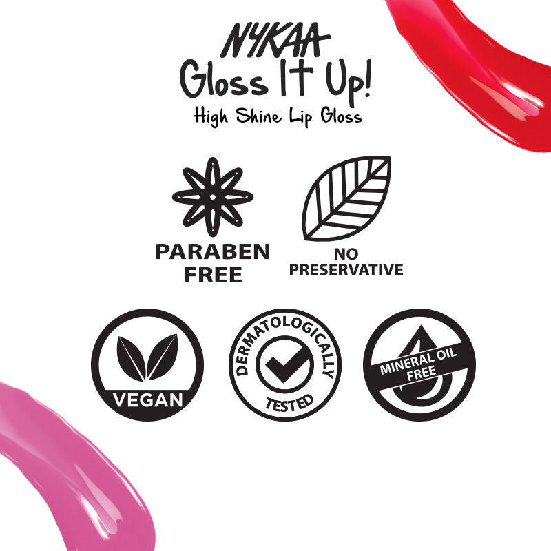 Nykaa Gloss it Up! High Shine Lip Gloss - Honey Boo - Jusskincare