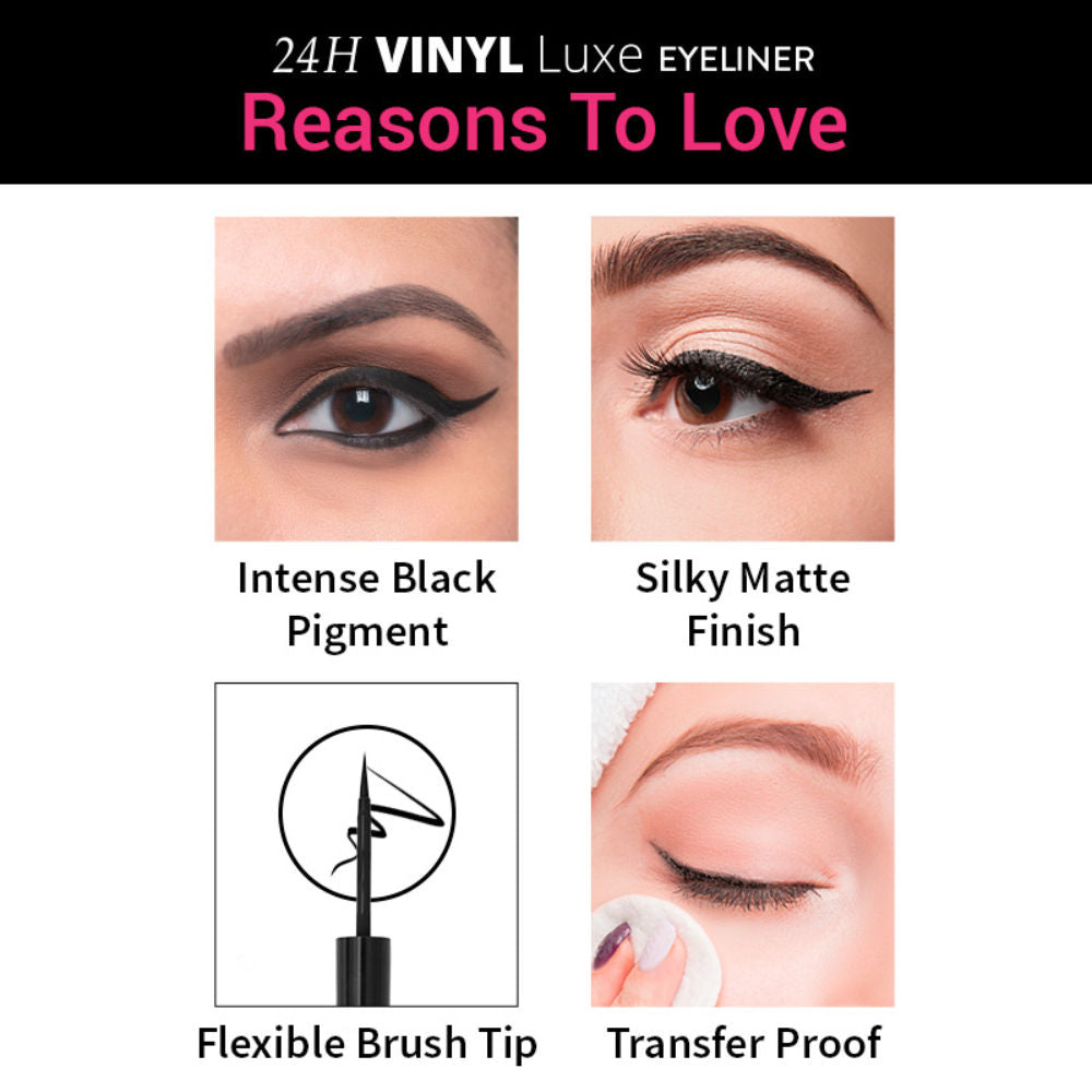 Nykaa 24H Vinyl Luxe Liquid Eyeliner - Jusskincare