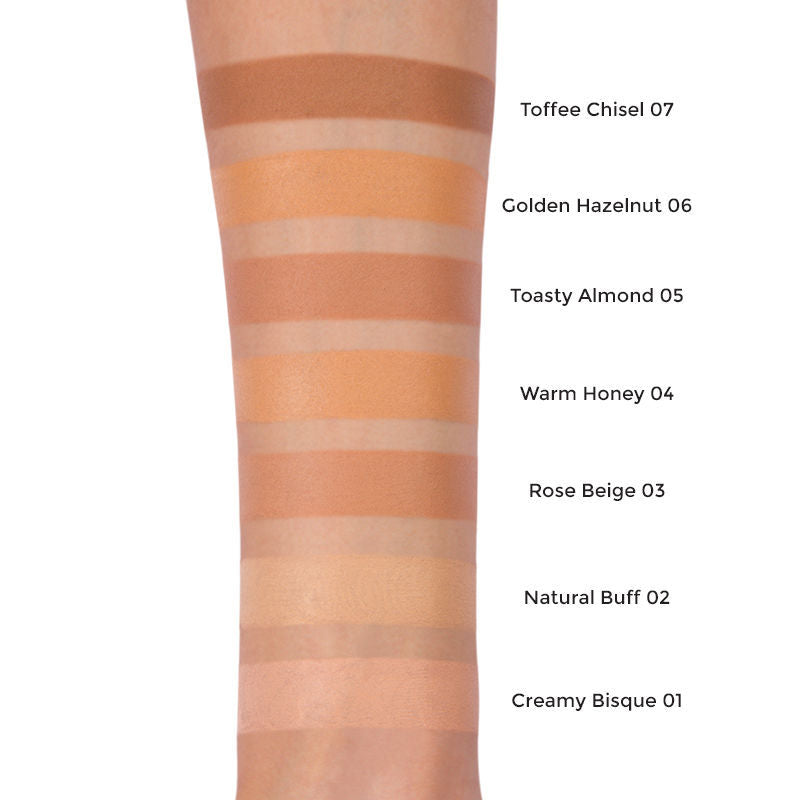 Nykaa SKINgenius Foundation Stick Conceal Contour & Corrector - Toffee Chisel 07