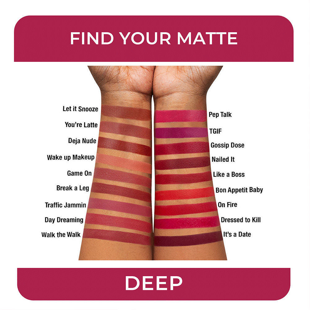 Nykaa So Creme! Creamy Matte Lipstick - Dressed to Kill - Jusskincare