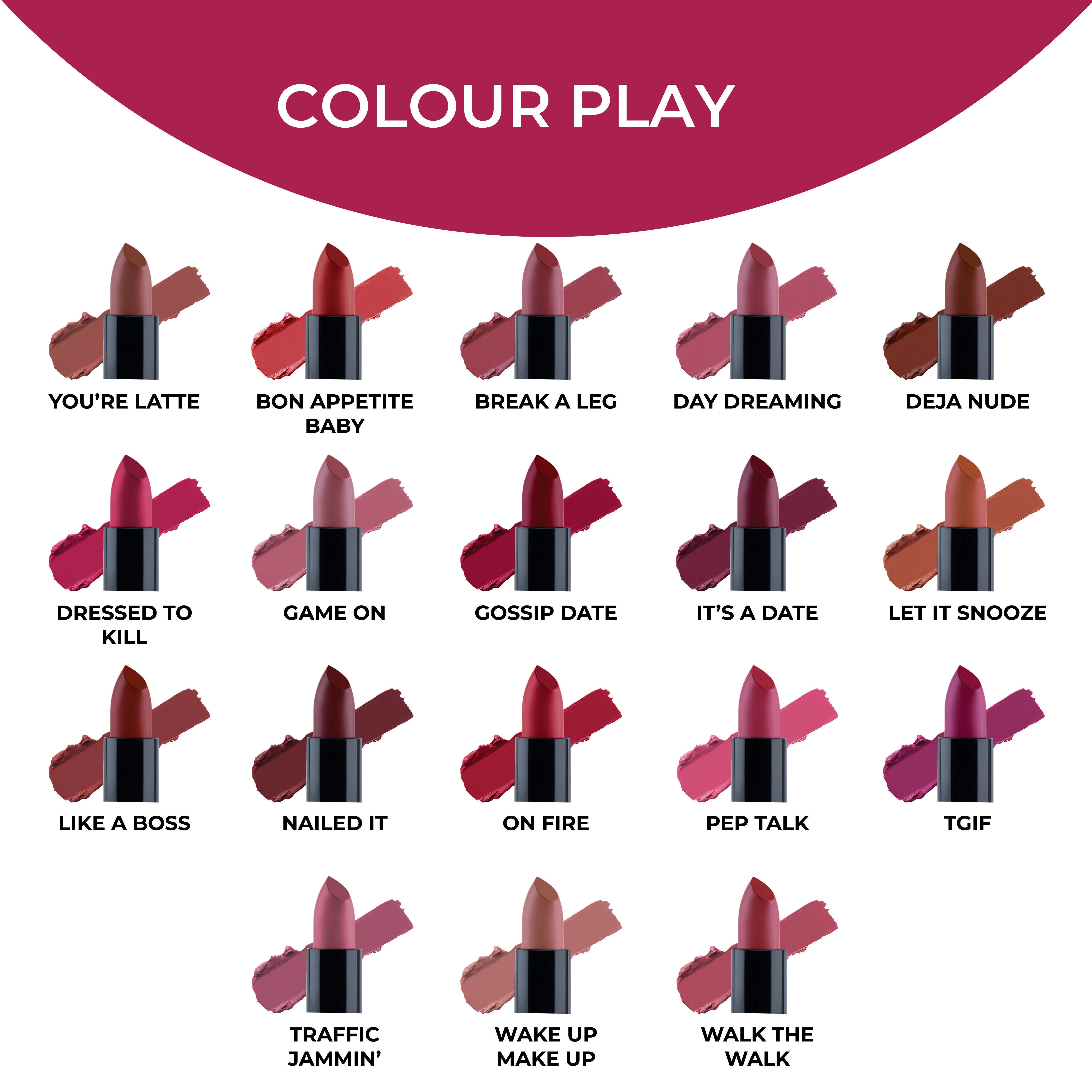 Nykaa So Creme! Creamy Matte Lipstick - Dressed to Kill - Jusskincare