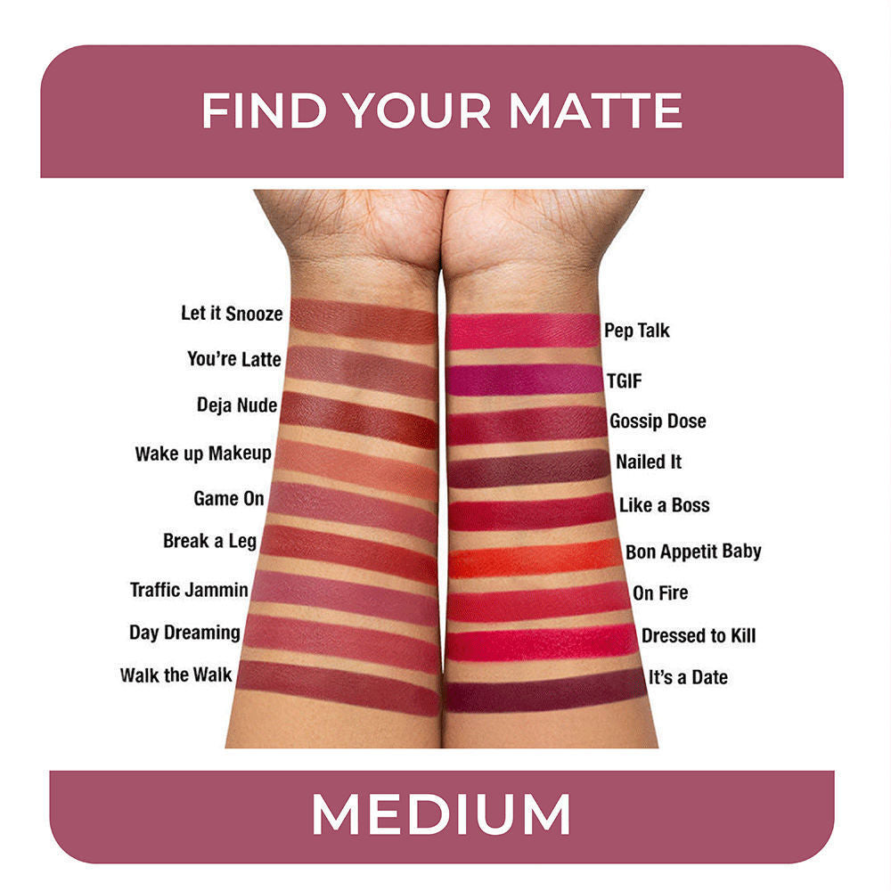 Nykaa So Creme! Creamy Matte Lipstick - Traffic Jammin' - Jusskincare