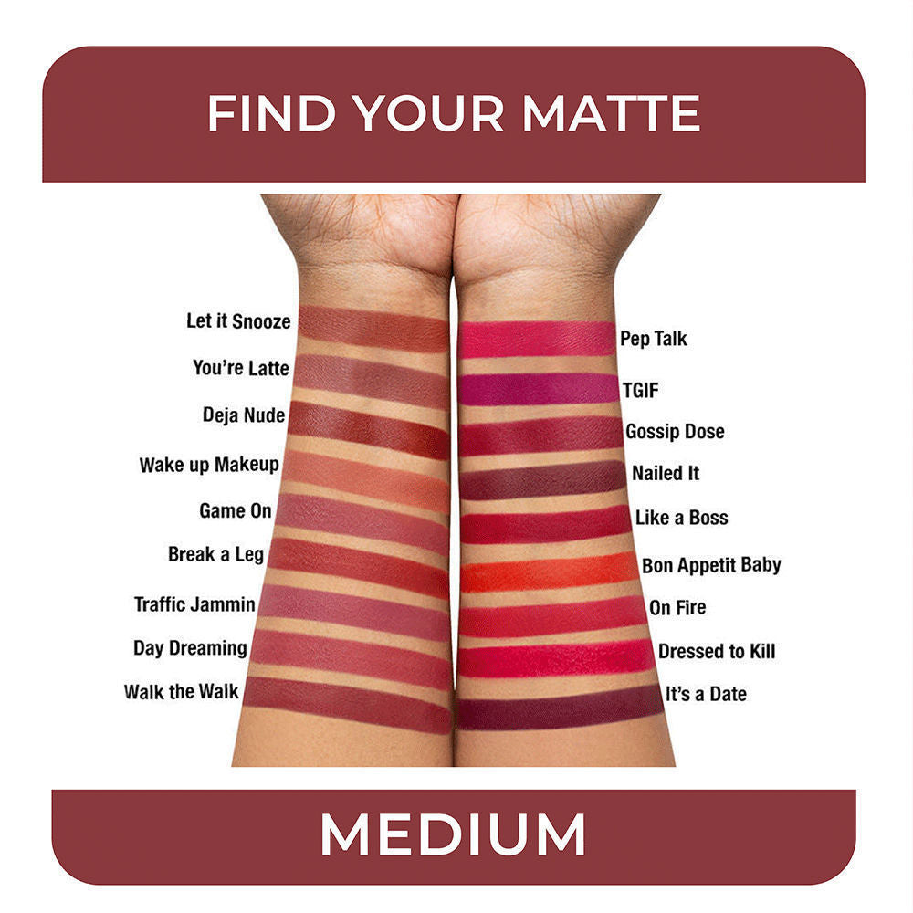 Nykaa So Creme! Creamy Matte Lipstick - Like a Boss - Jusskincare