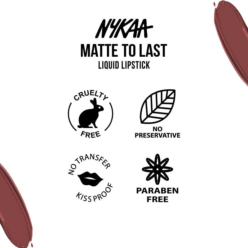 Nykaa Matte to Last! Transfer Proof Liquid Lipstick - Kashi - Jusskincare