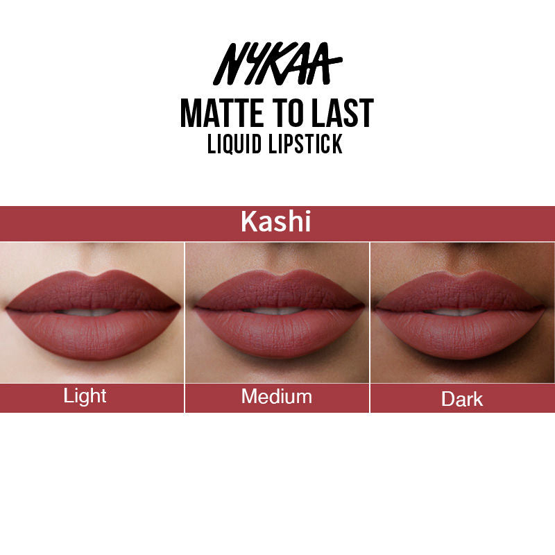 Nykaa Matte to Last! Transfer Proof Liquid Lipstick - Kashi - Jusskincare