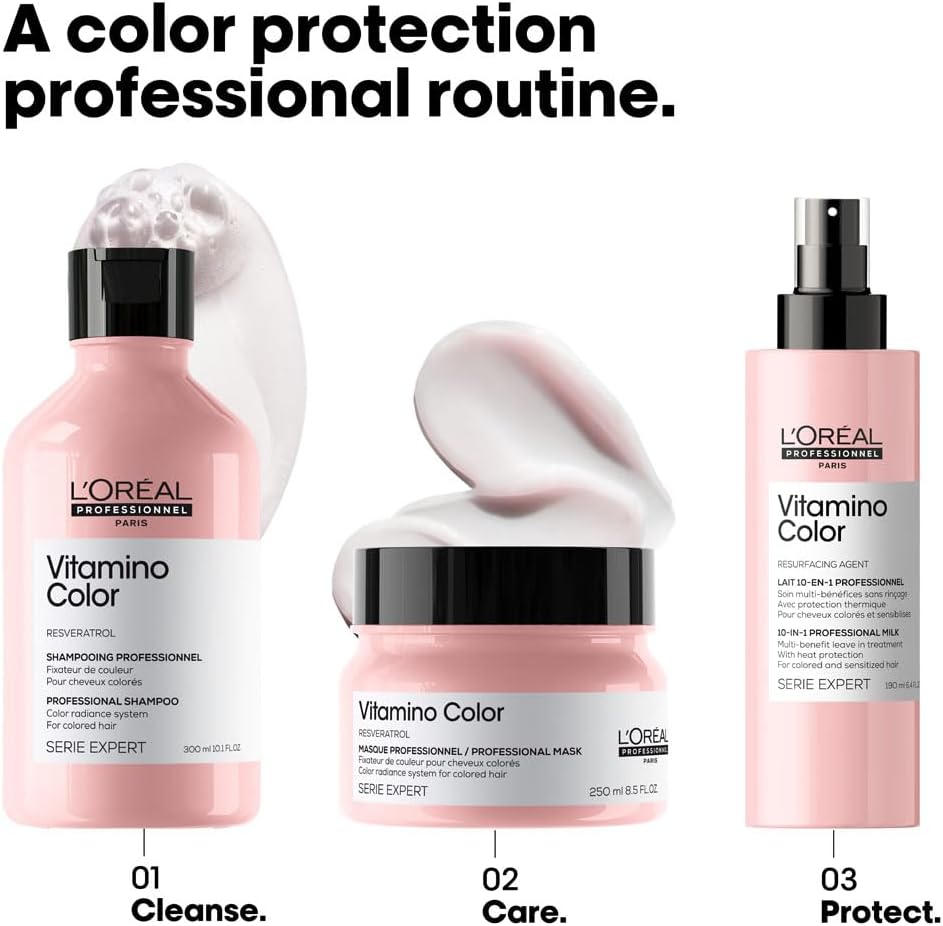 L'Oréal Professionnel Vitamino Color Shampoo 300ml - Jusskincare