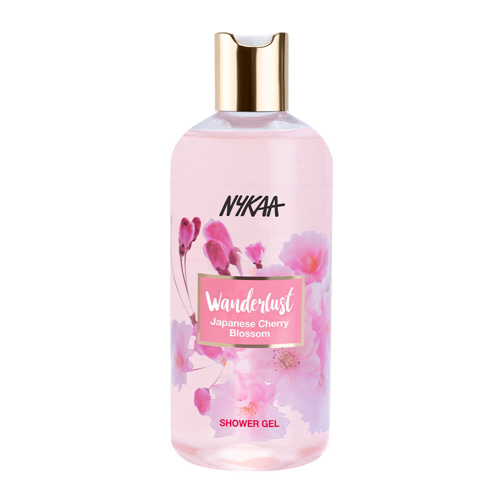 Nkyaa Wanderlust Japanese Cherry Blossom Shower Gel 300ML - Jusskincare