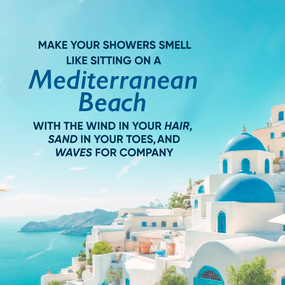 Nykaa Wanderlust Mediterranean Sea Salt Shower Gel 300ML - Jusskincare