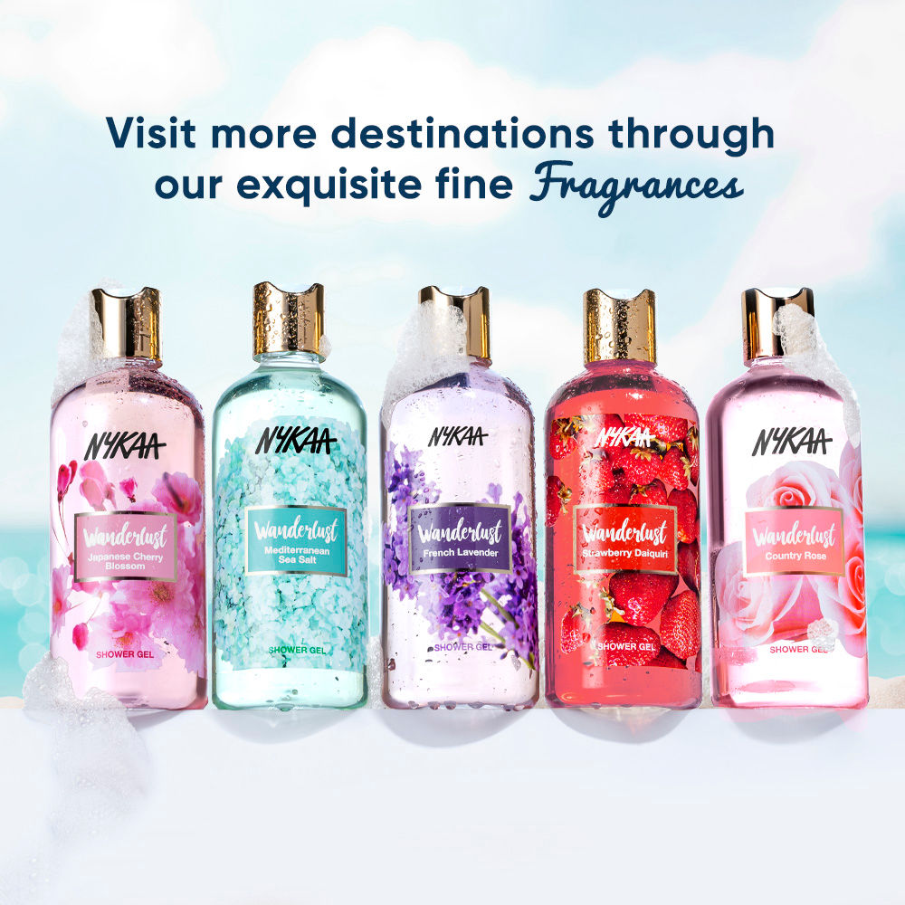 Nykaa Wanderlust Mediterranean Sea Salt Shower Gel 300ML - Jusskincare
