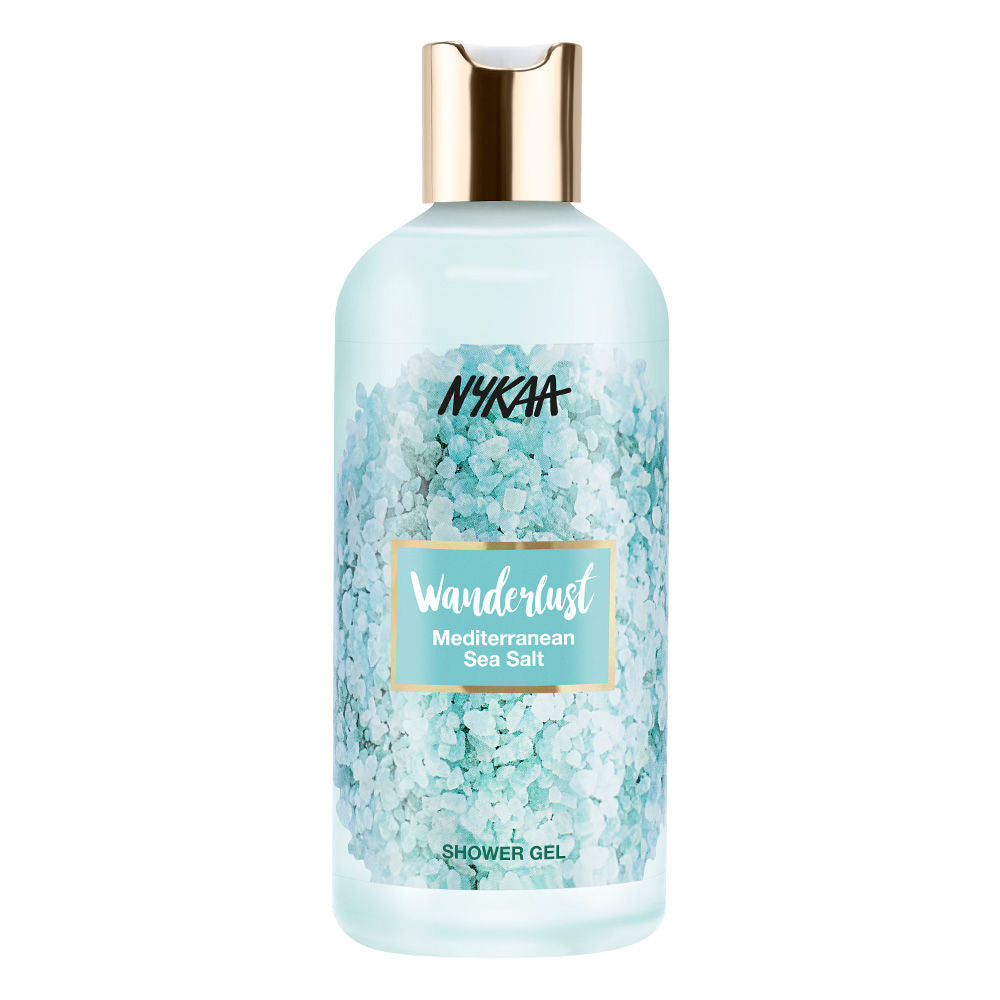 Nykaa Wanderlust Mediterranean Sea Salt Shower Gel 300ML - Jusskincare
