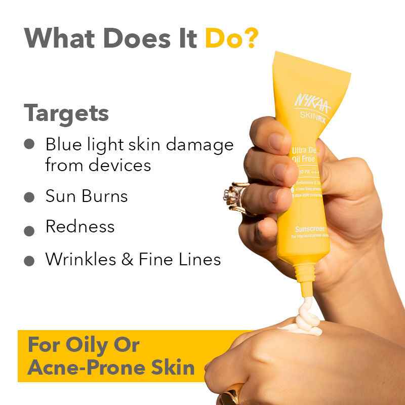 Nykaa SKINRX Ultra Defence Oil Free Lightweight Sunscreen SPF 50 PA +++