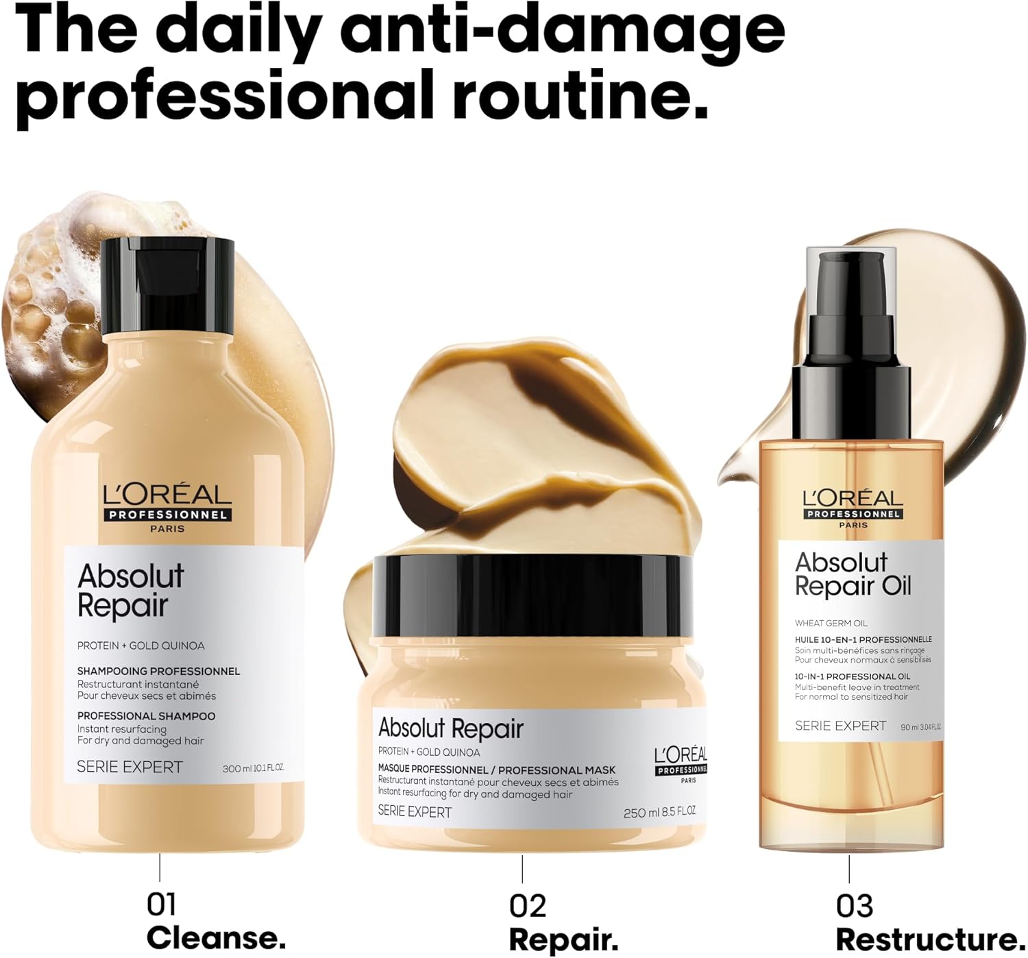 L'oreal Professionnel Serie Expert Absolut Repair Shampoo 300 ml - Jusskincare