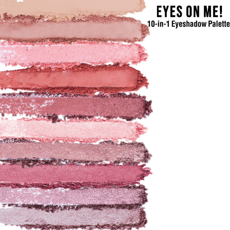 Nykaa Eyes On Me! 10-in-1 Eyeshadow Palette - Sundowner Stunner