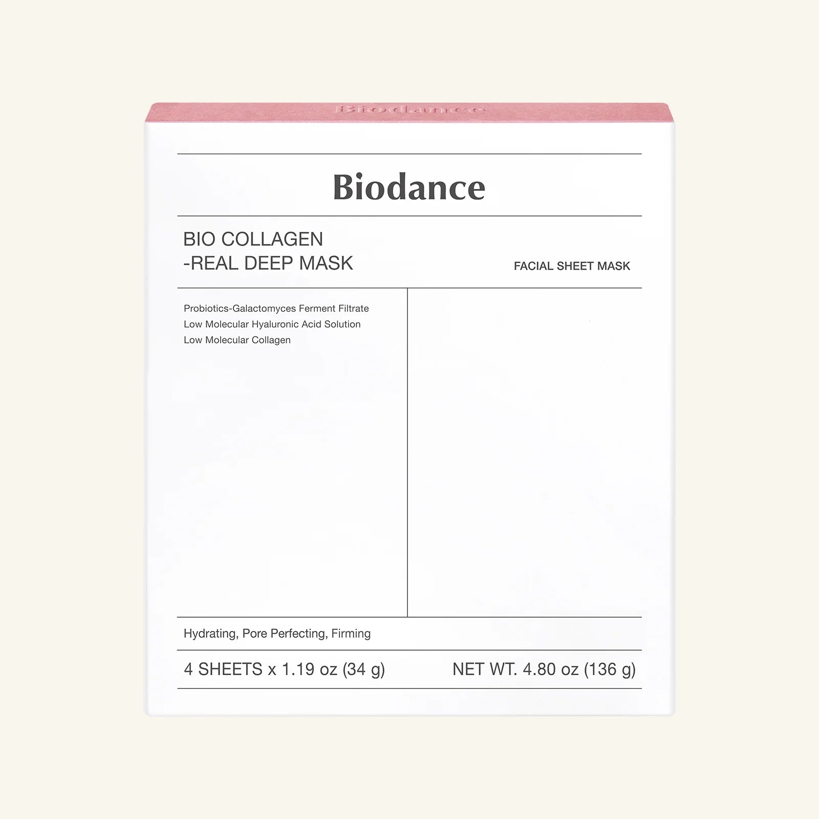 Biodance Bio-Collagen Real Deep Mask 4pc