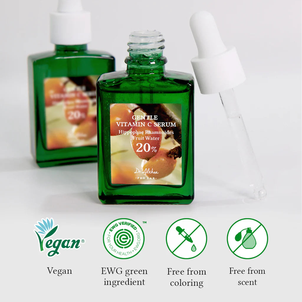 Dr.Althea Gentle Vitamin C Serum | Gentle on Skin For Even Skin Tone | Korean Vegan Skin Care for All Skin Types