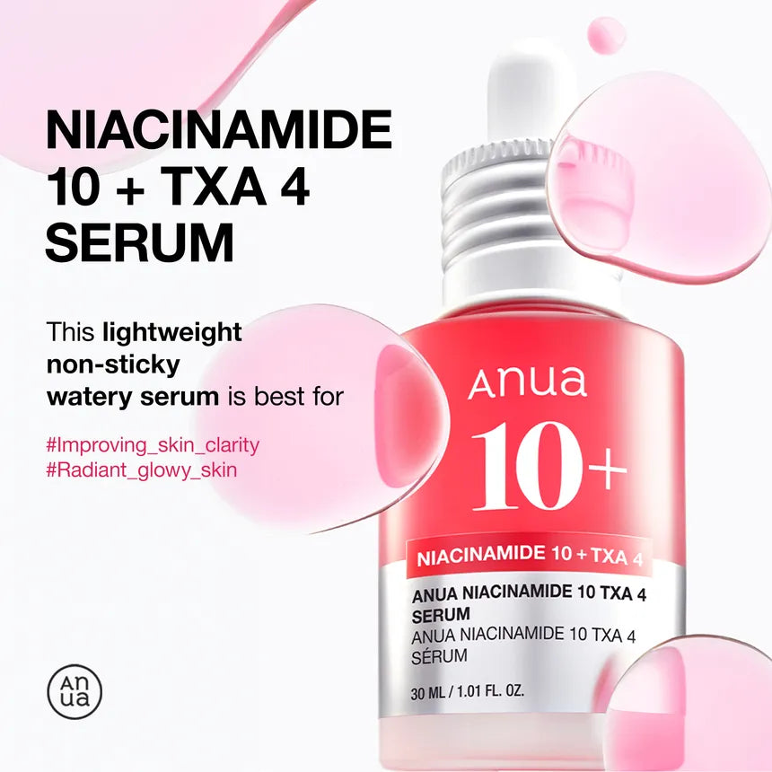 ANUA Niacinamide 10% + TXA 4% Serum 30ml ANUA