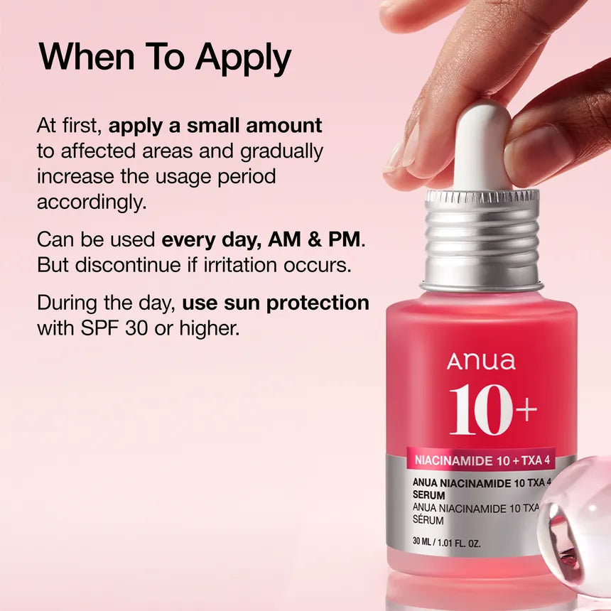 ANUA Niacinamide 10% + TXA 4% Serum 30ml ANUA