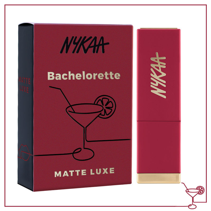 Nykaa Matte Luxe Lipstick - Bachelorette - Jusskincare