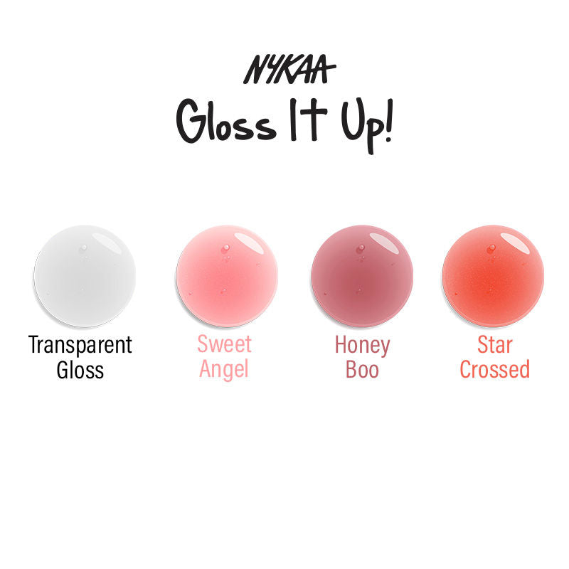 Nykaa Gloss It Up! Transparent Lip Gloss - Clear-ly Giving - Jusskincare