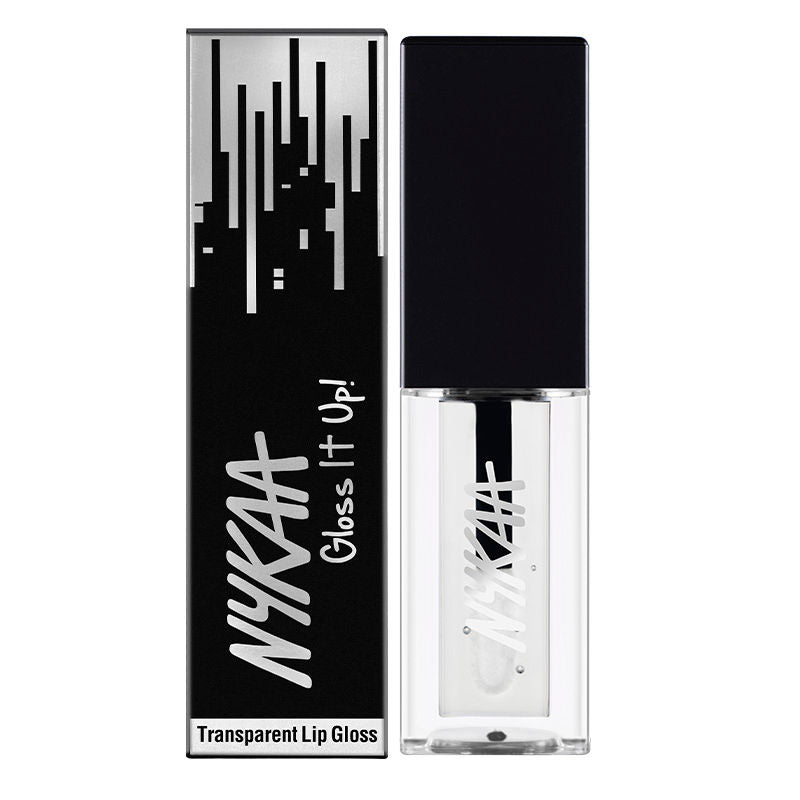 Nykaa Gloss It Up! Transparent Lip Gloss - Clear-ly Giving - Jusskincare