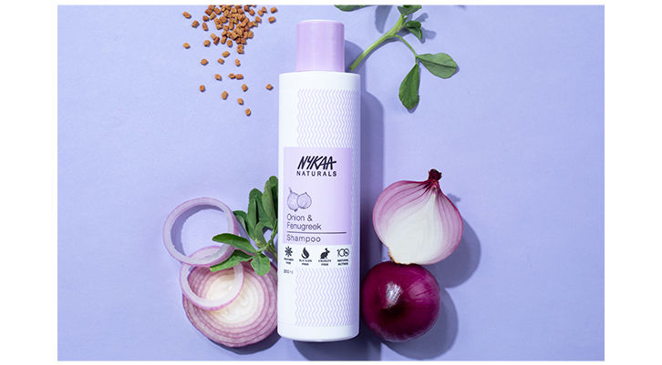 Exciting News for Australian Beauty Enthusiasts: Nykaa Naturals' Onion & Fenugreek Shampoo Now Available in Australia!