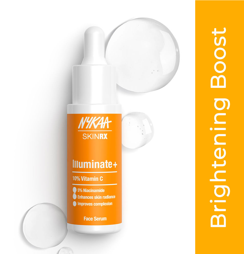 Nykaa SkinRX 10% Vitamin C Face Serum for Radiant Skin with 5% Niacinamide