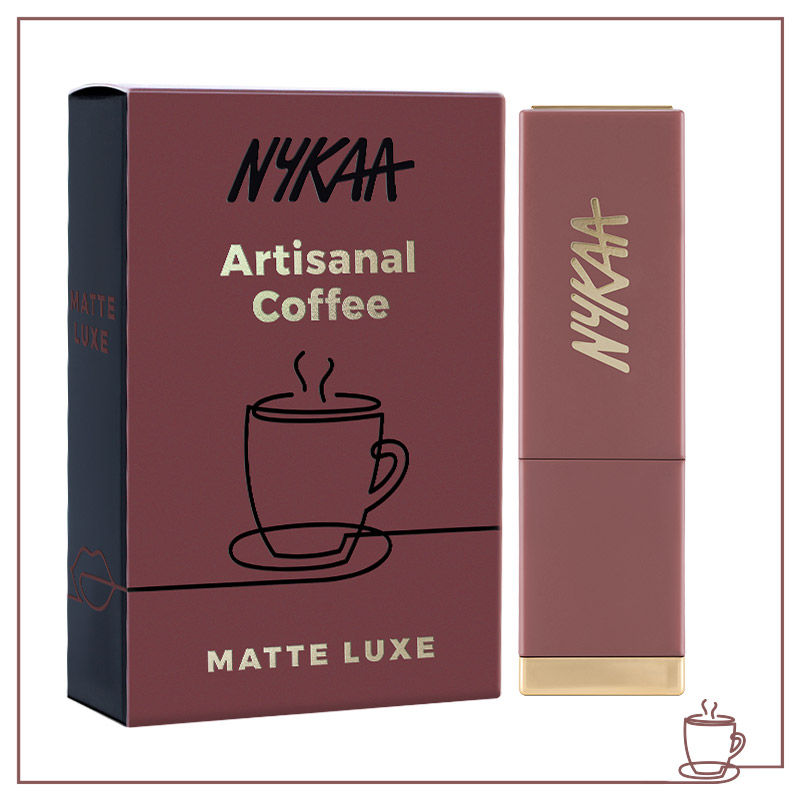 Nykaa Matte Luxe Lipstick - Artisanal Coffee