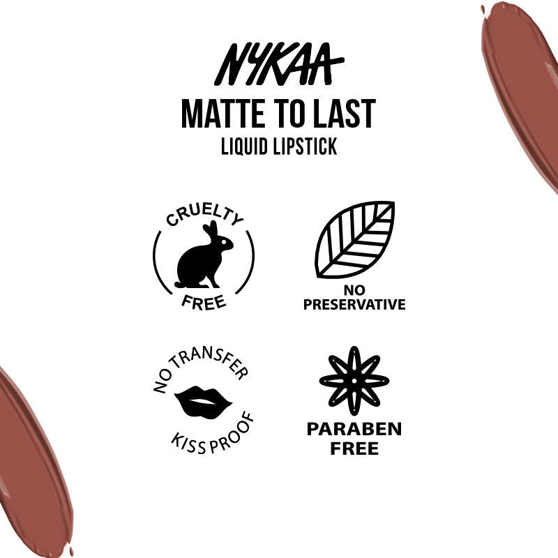Nykaa Matte to Last! Transfer Proof Liquid Lipstick - Madras Kaapi - Jusskincare