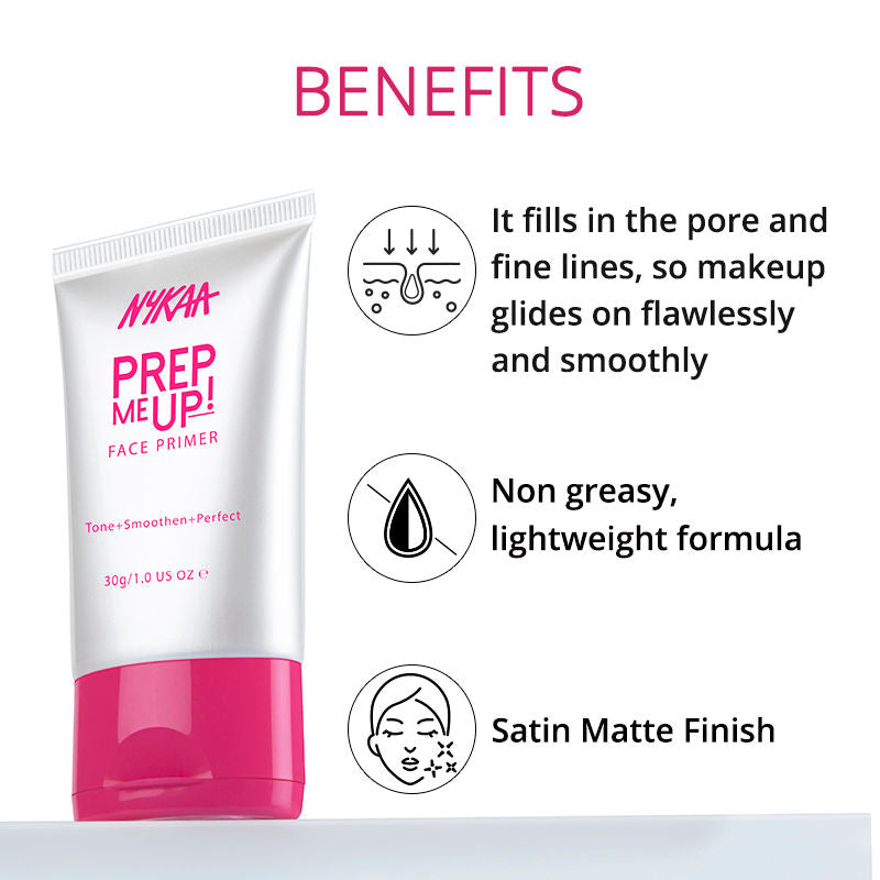 Nykaa Prep Me Up! Pore Minimizing + Matte Finish Face Primer
