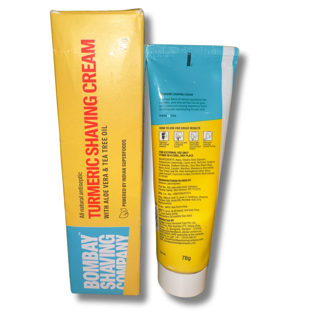 Bombay Shaving Company Turmeric Shaving Cream