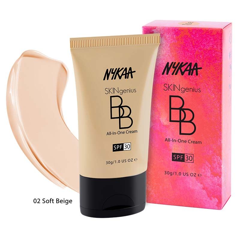 Nykaa Skingenius All in One BB Cream + Skin Tint - Soft Beige - 02