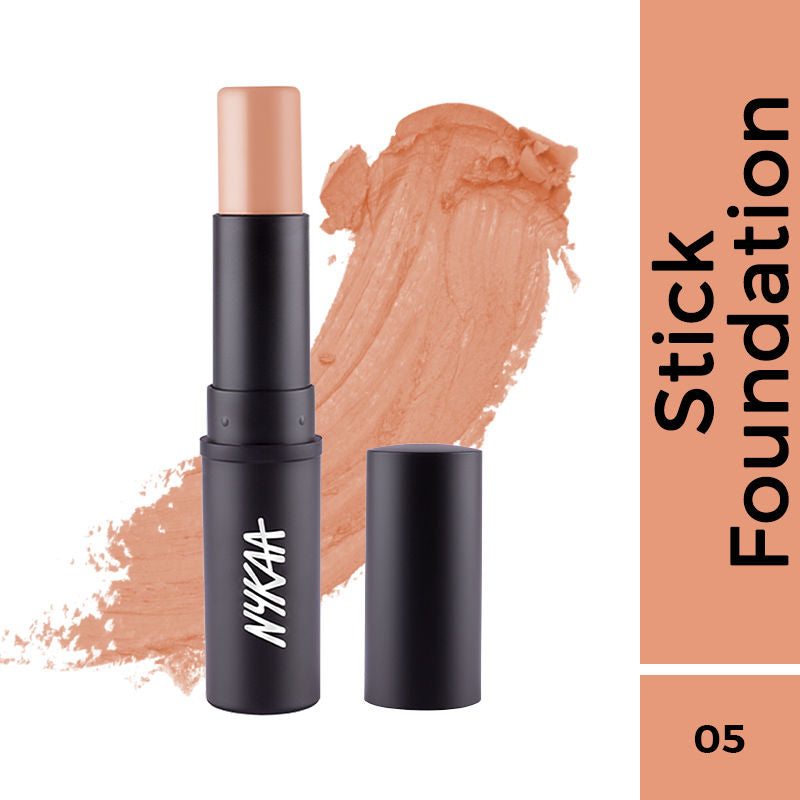 Nykaa SKINgenius Foundation Stick Conceal Contour & Corrector - Toasty Almond 05