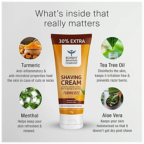 Bombay Shaving Company Turmeric Shaving Cream