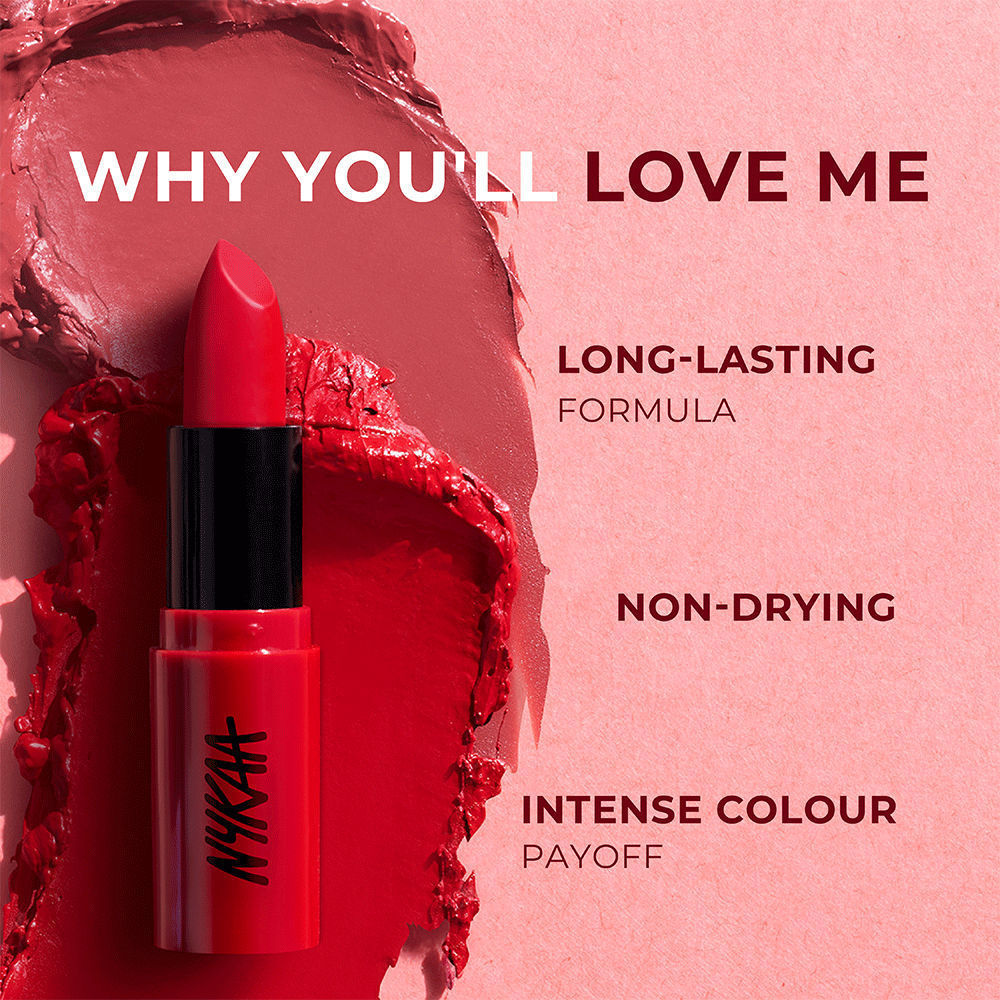 Nykaa So Creme! Creamy Matte Lipstick - Dressed to Kill