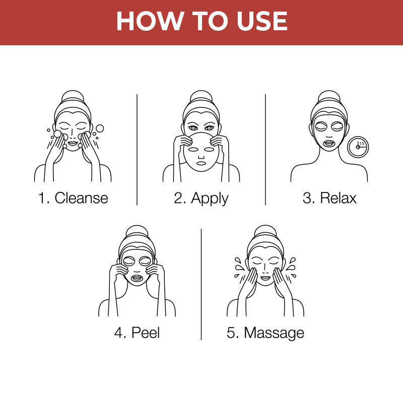 Nykaa Skin Secrets Indian Rituals Saffron + Honey Sheet Mask For Glowing & Moisturised Skin