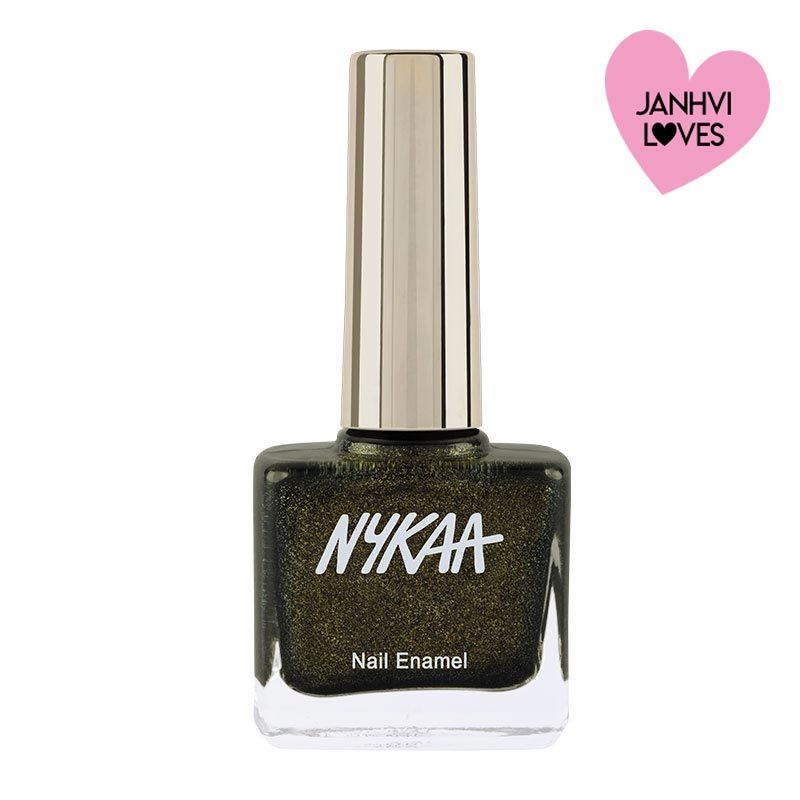 Nykaa Black To Gold Nail Enamel Polish - Disco Gold 230