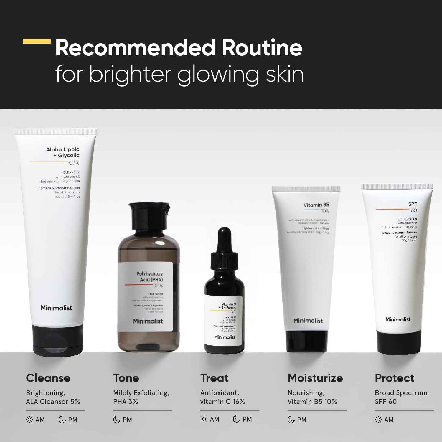 Minimalist 16% Vitamin C + E + Ferulic Acid Serum