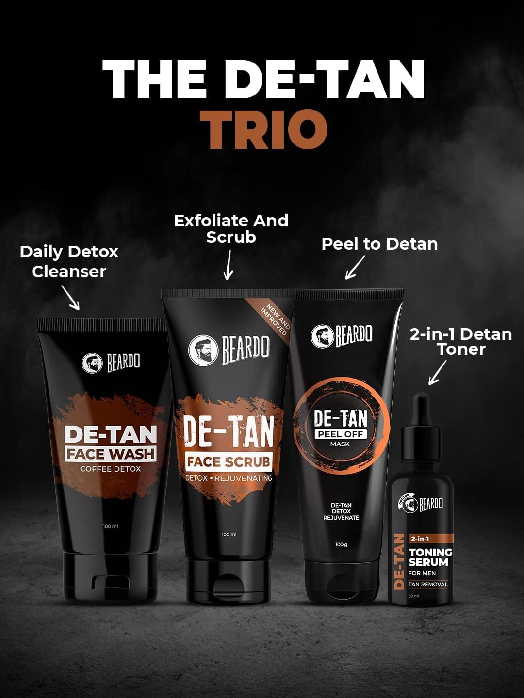 Beardo De-Tan Peel Off Mask, 100 g