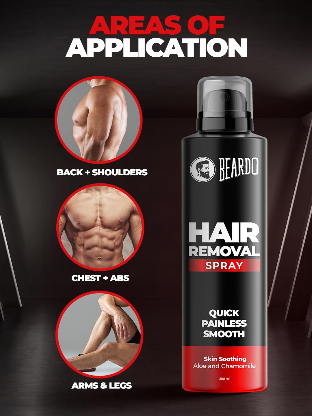 Beardo Hair Removal Spray For Men 200 ml