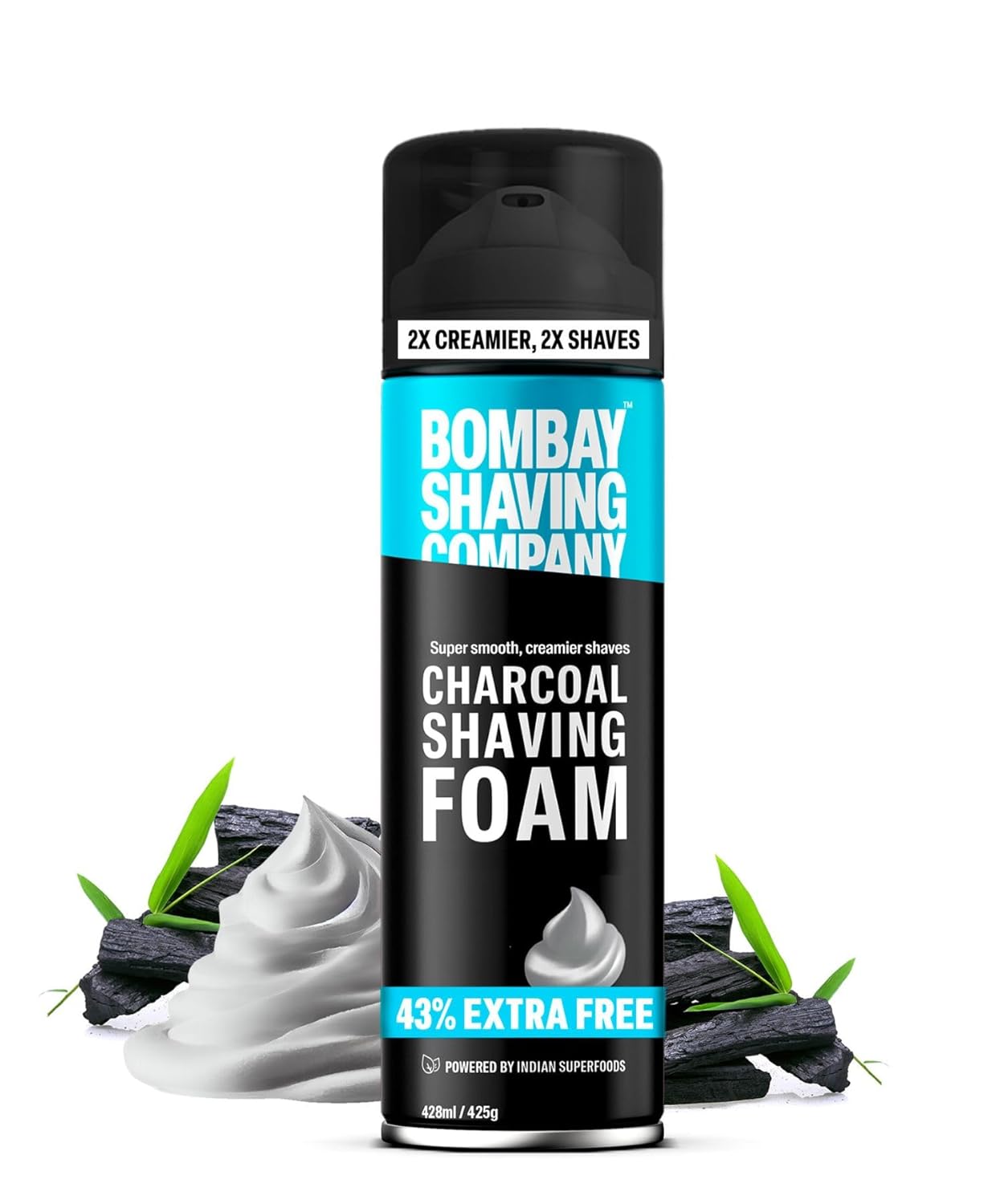 Bombay Shaving Company Charcoal Shaving Foam for Men