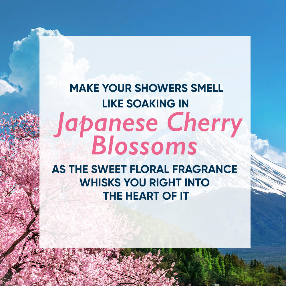 Nkyaa Wanderlust Japanese Cherry Blossom Shower Gel 300ML