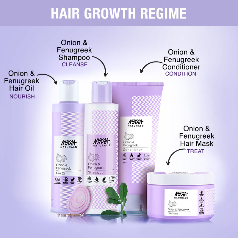Nykaa Naturals Onion & Fenugreek Anti-Hair Fall Conditioner