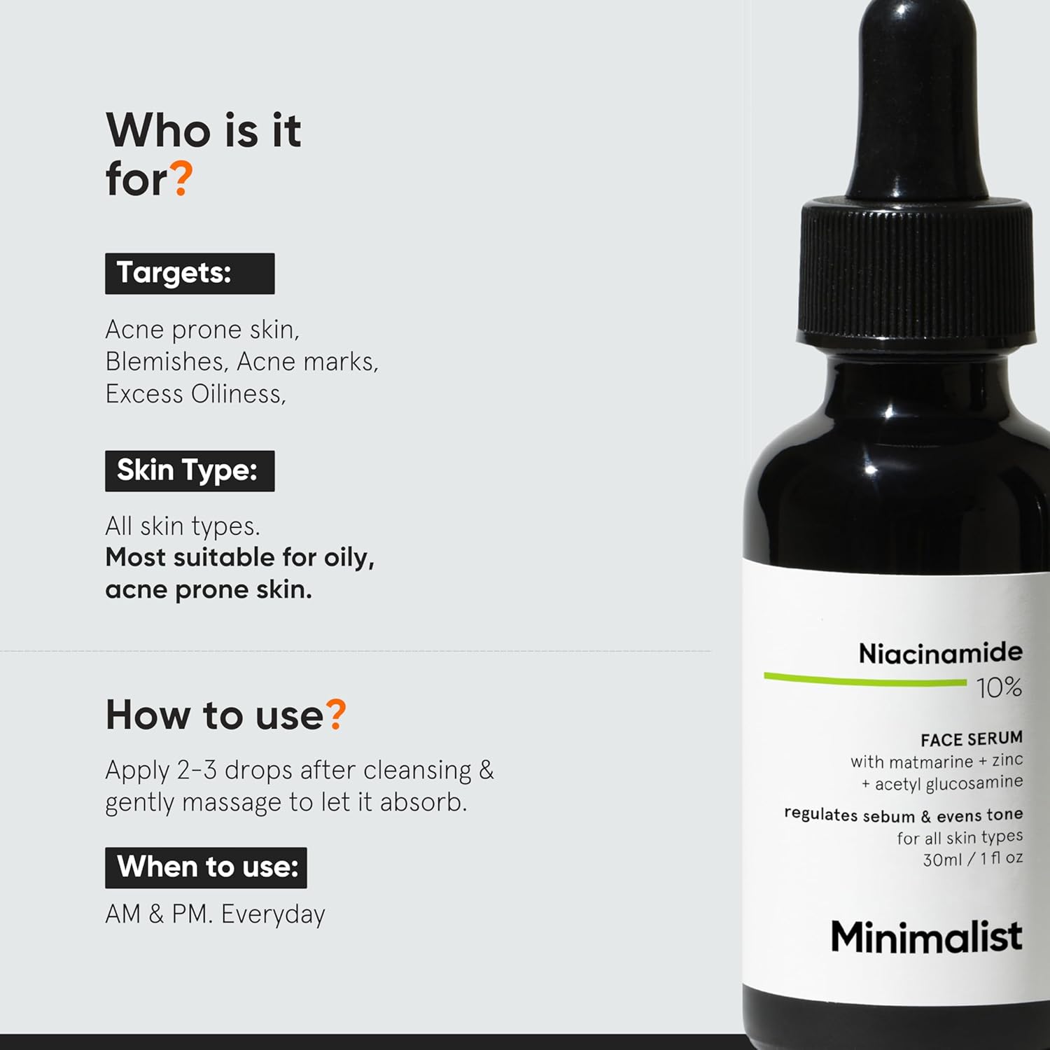 Minimalist 10% Niacinamide Serum