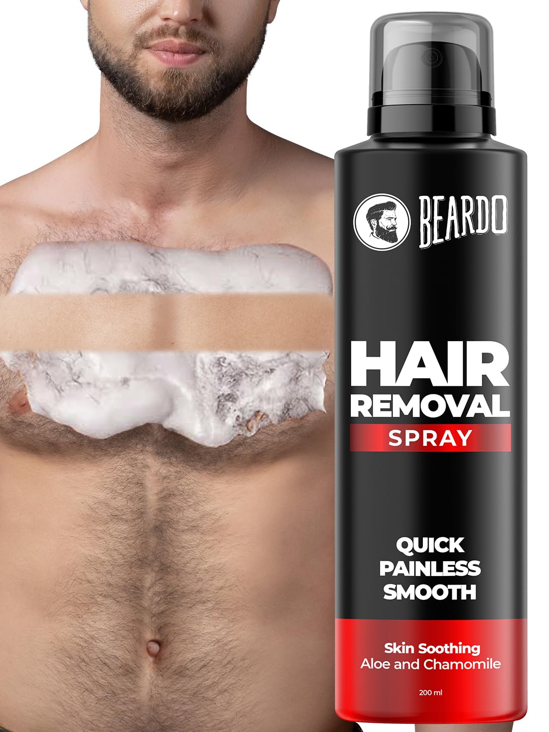 Beardo Hair Removal Spray For Men 200 ml