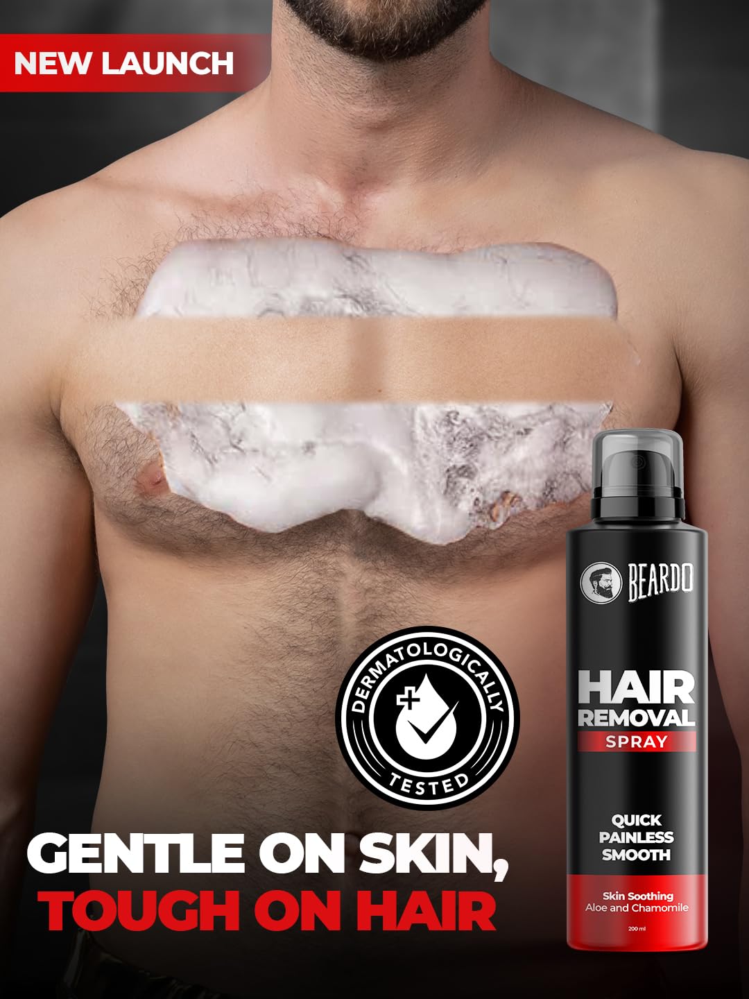 Beardo Hair Removal Spray For Men 200 ml