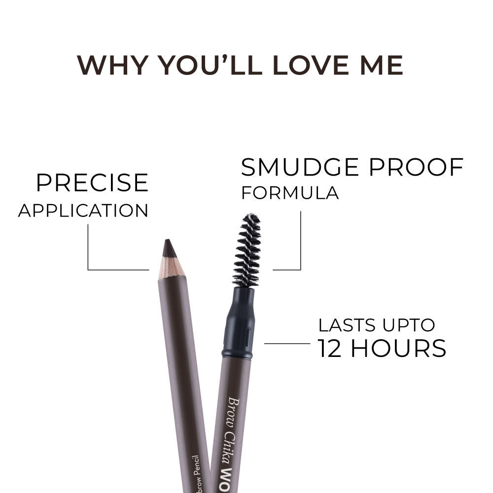 Nykaa Brow Chika WOW Eyebrow Pencil - Coven Cocoa