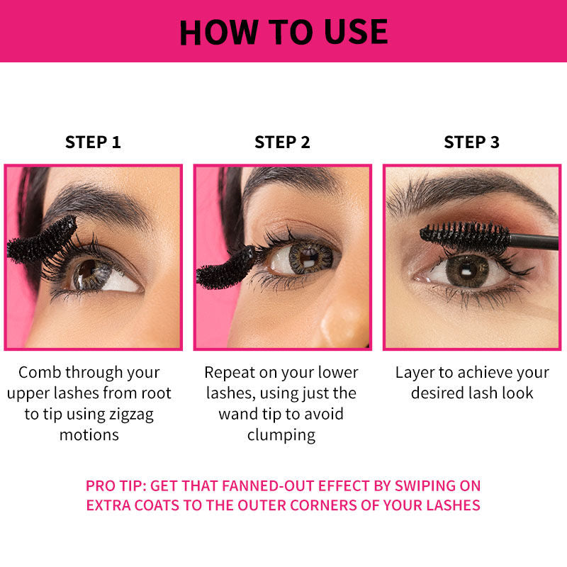 Nykaa Black Magic Waterproof Mascara - Extreme Black